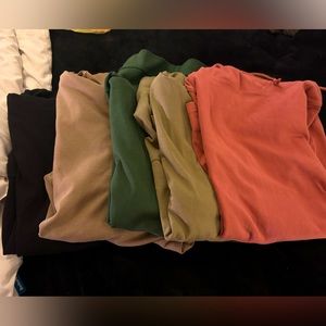 Bundle of 5 cowl neck sweatshirts ladies medium from Lily and Lottie